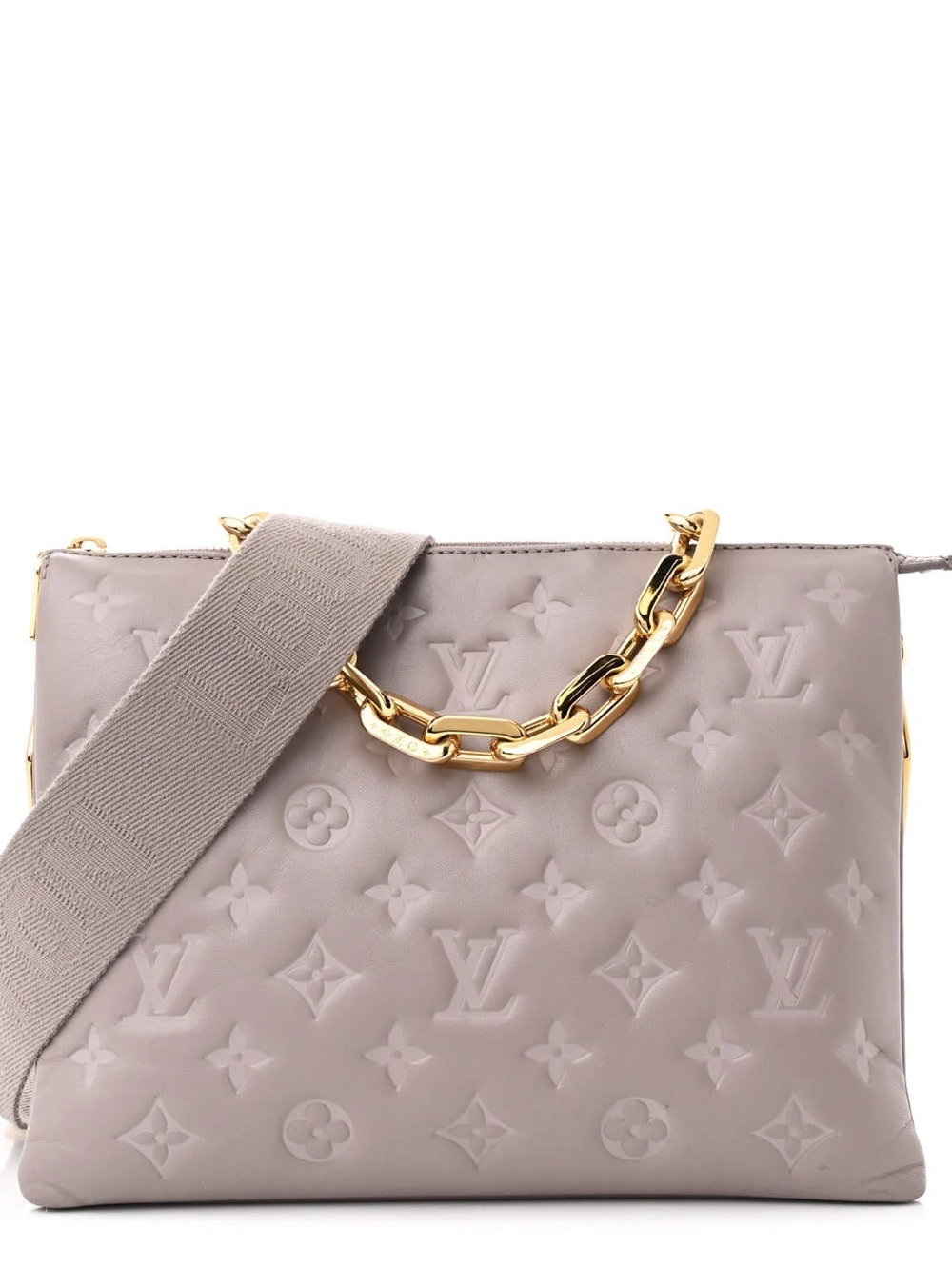 Louis Vuitton lambskin empreinte leather Coussin PM
